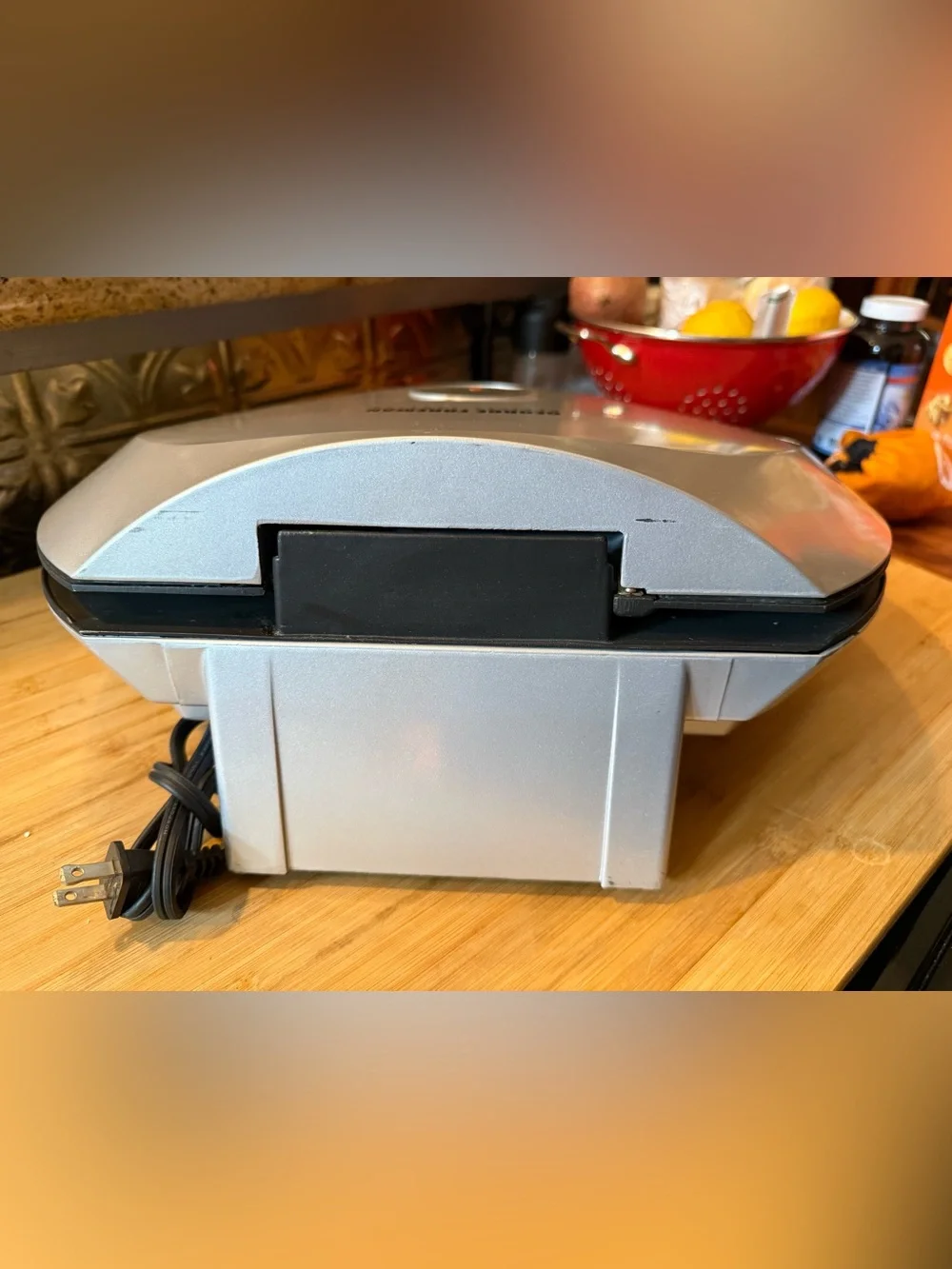 George Foreman Grand Champ Indoor Electric Grill (Model GR36P) - Silver